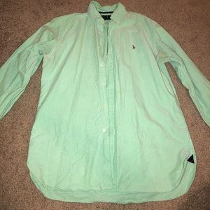 Green Polo button down